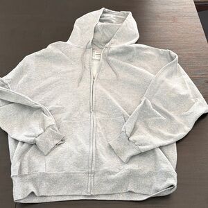 Men’s Hanes hooded zip up sweater